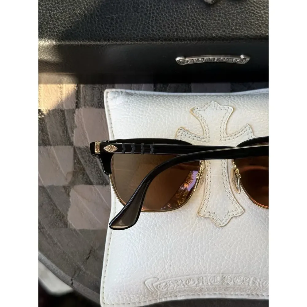 Chrome Hearts TIMMMMBR I Factory 24K Gold Lenses Gold Plated Rare Discontinued